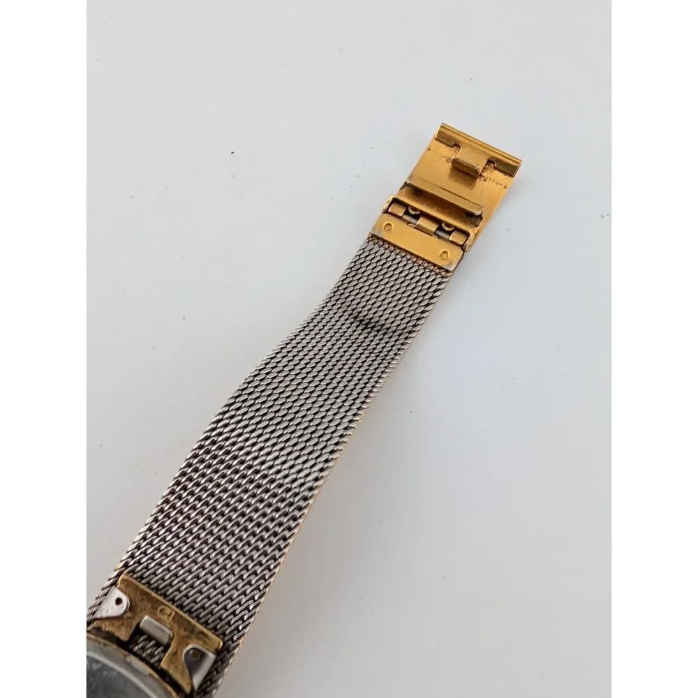 Vintage Timex Mechanical Watch Women 19mm‎ Case Mesh Metal Band- Working